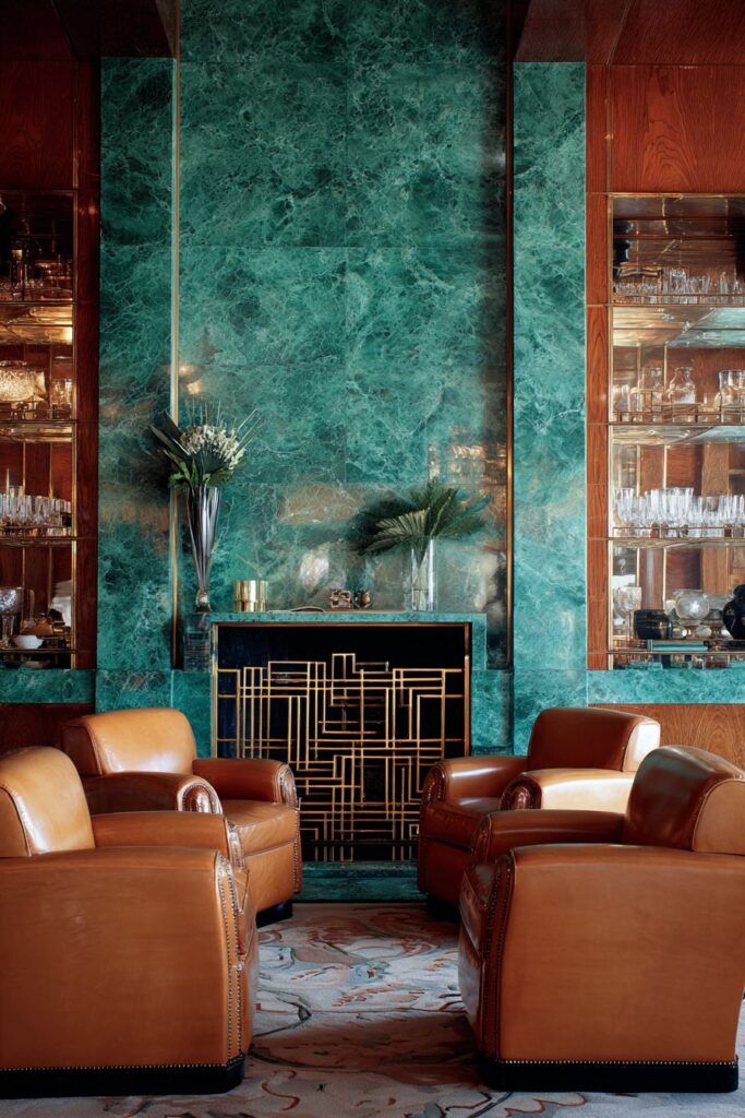 Bookmatched Marble Majesty with Symmetrical Elegance