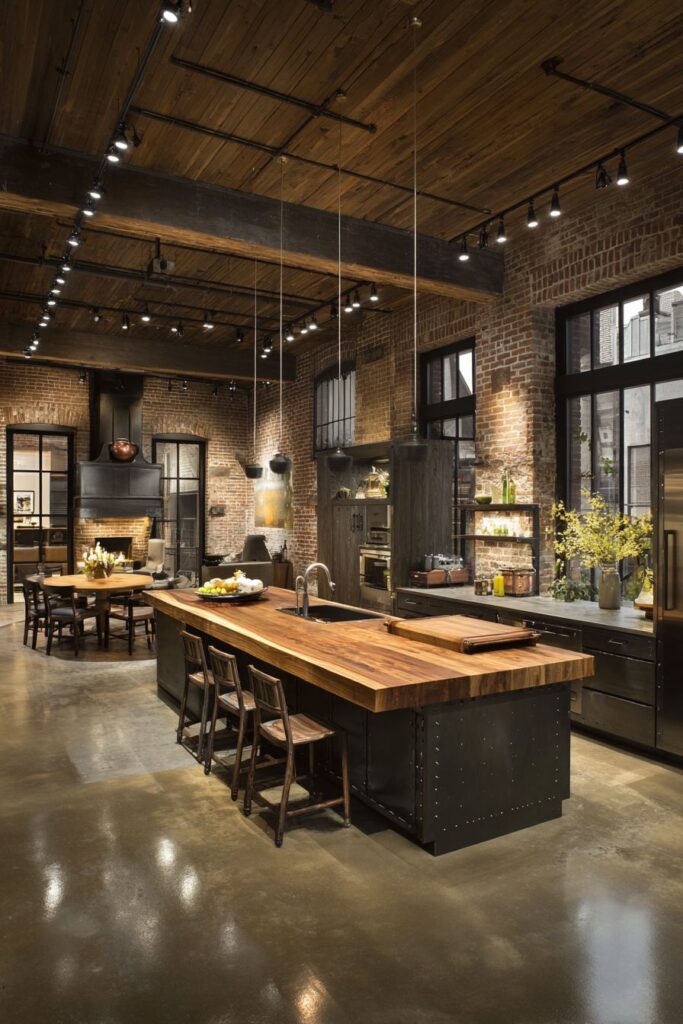 Custom Steel Cabinetry with Rivet Details