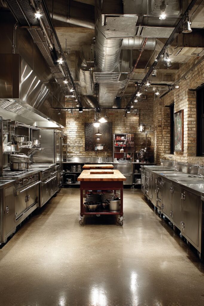 Custom Steel Cabinetry with Rivet Details