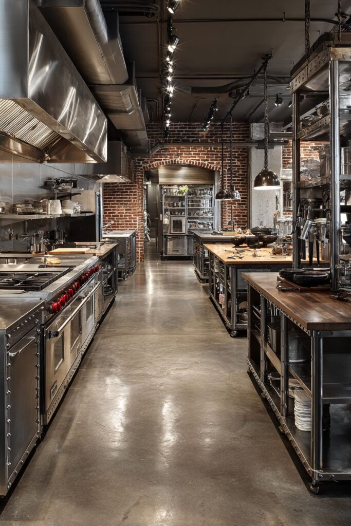 Custom Steel Cabinetry with Rivet Details