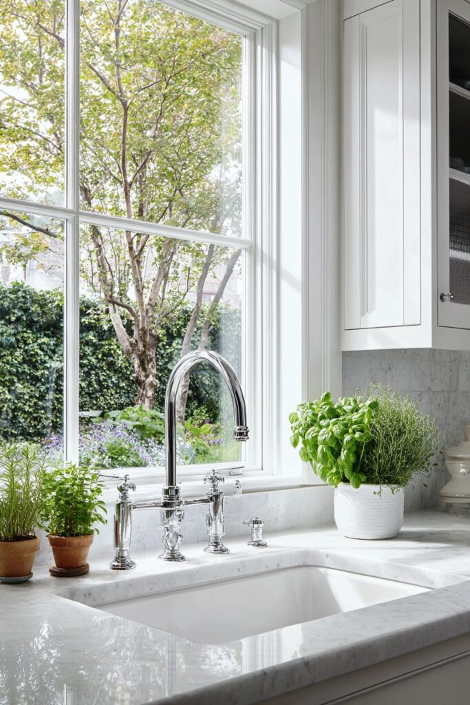 Kitchen Sink Ideas with Window