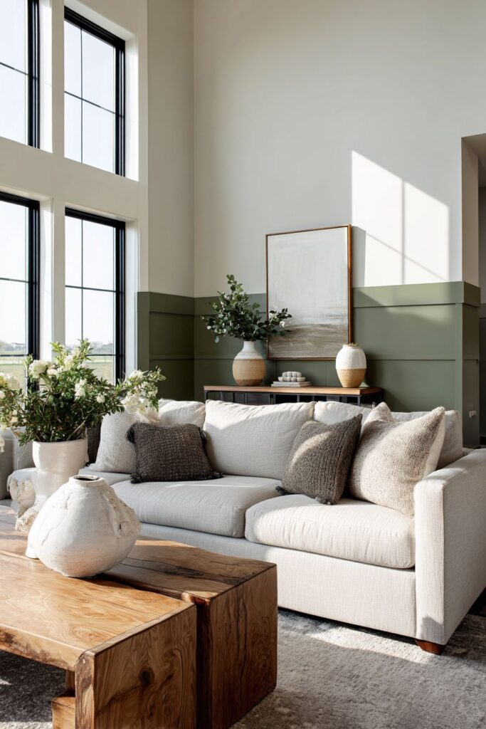 Two-Tone Paint Color Blocking