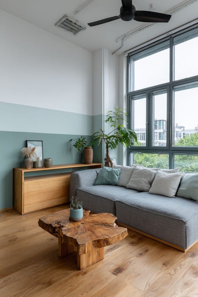 Two-Tone Paint Color Blocking