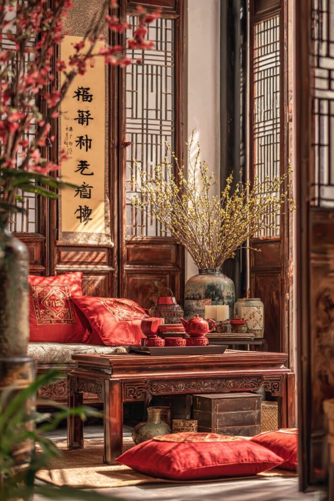 Traditional Tea Room with Cultural Authenticity