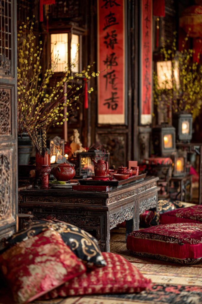 Traditional Tea Room with Cultural Authenticity