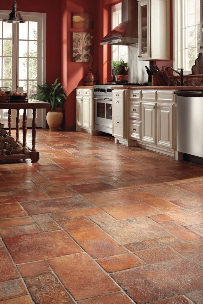 Red Terracotta Floor Foundation