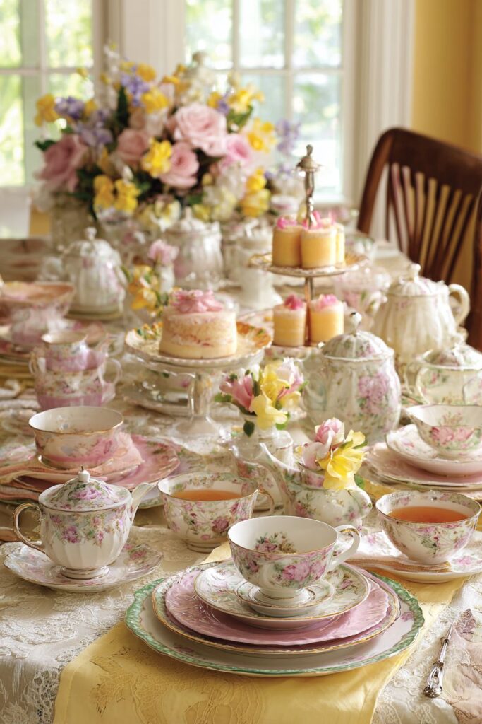 Vintage Afternoon Tea Service