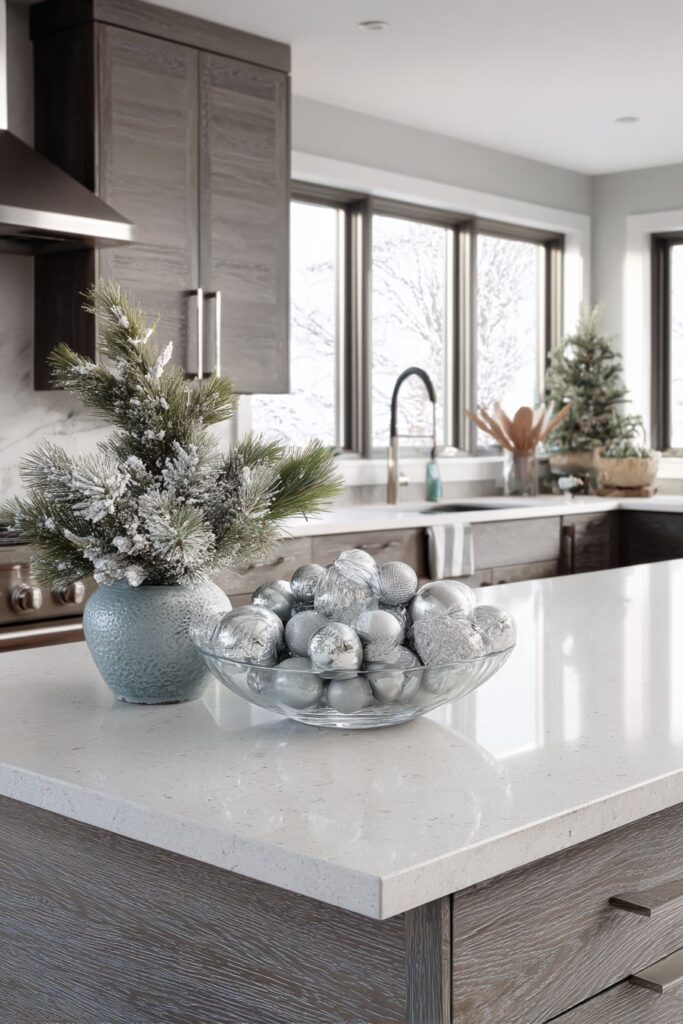 Contemporary Cool Tones with Icy Elegance