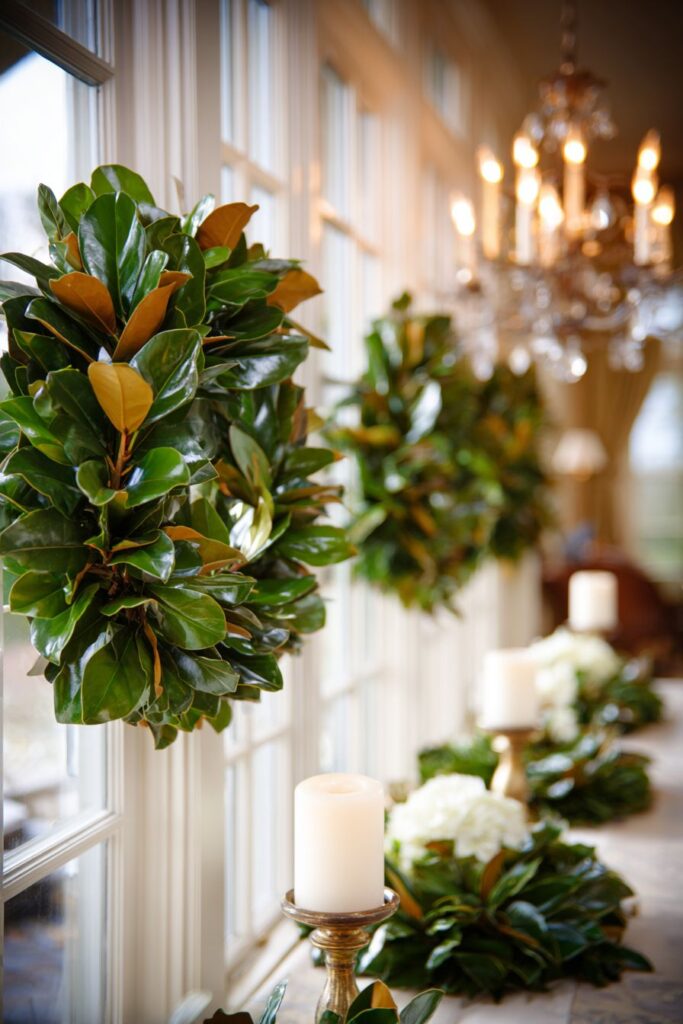 Sophisticated Magnolia Dining Elegance