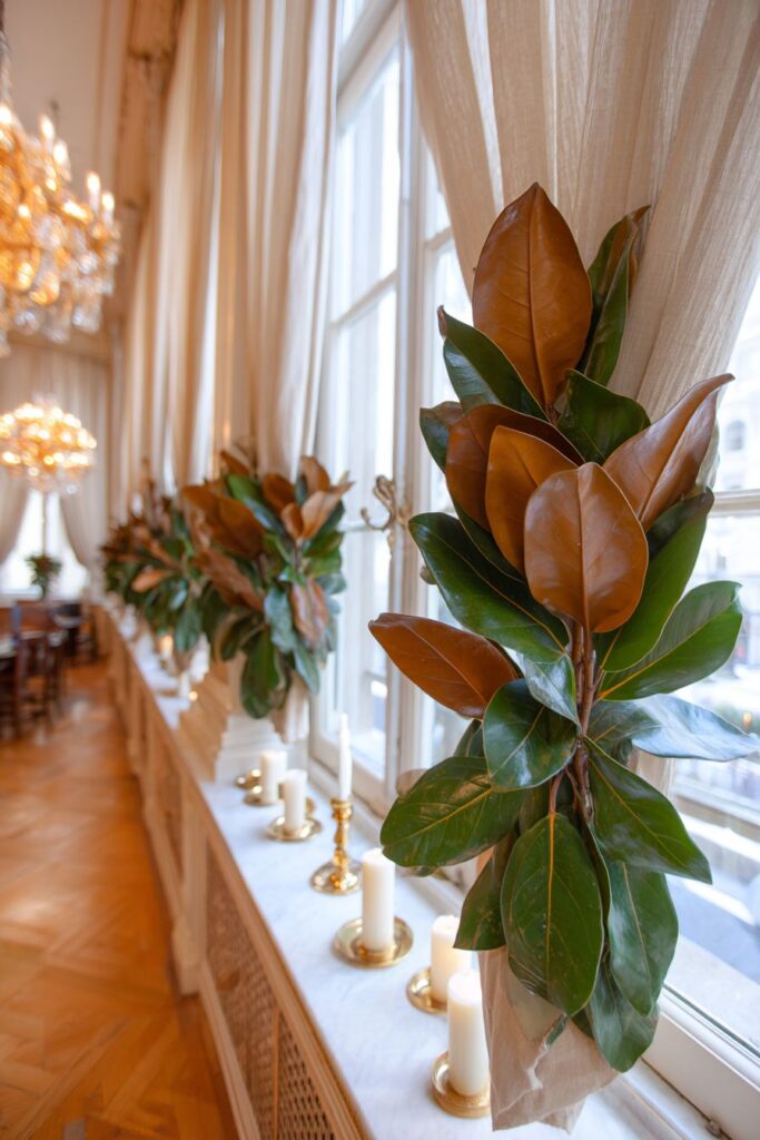 Sophisticated Magnolia Dining Elegance