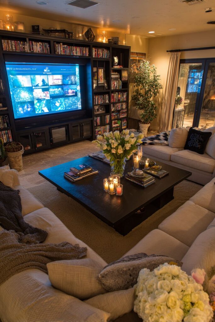 Entertainment Center Memory Display