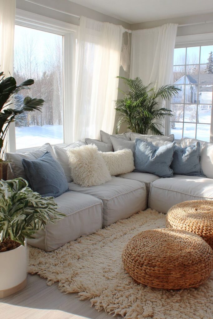 Winter Sunroom Comfort