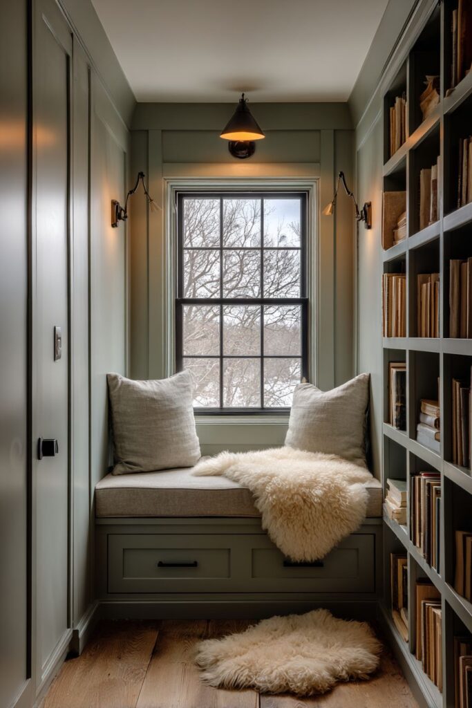 Built-In Reading Nook Corner Sanctuary