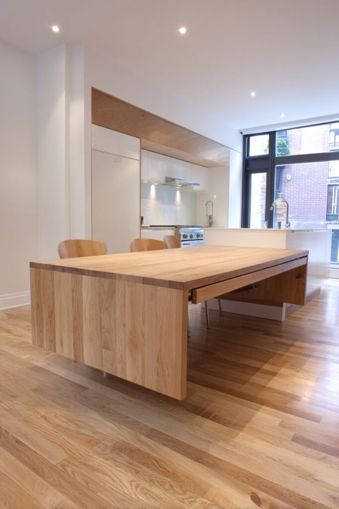 Peninsula-Style Kitchen Island Extension