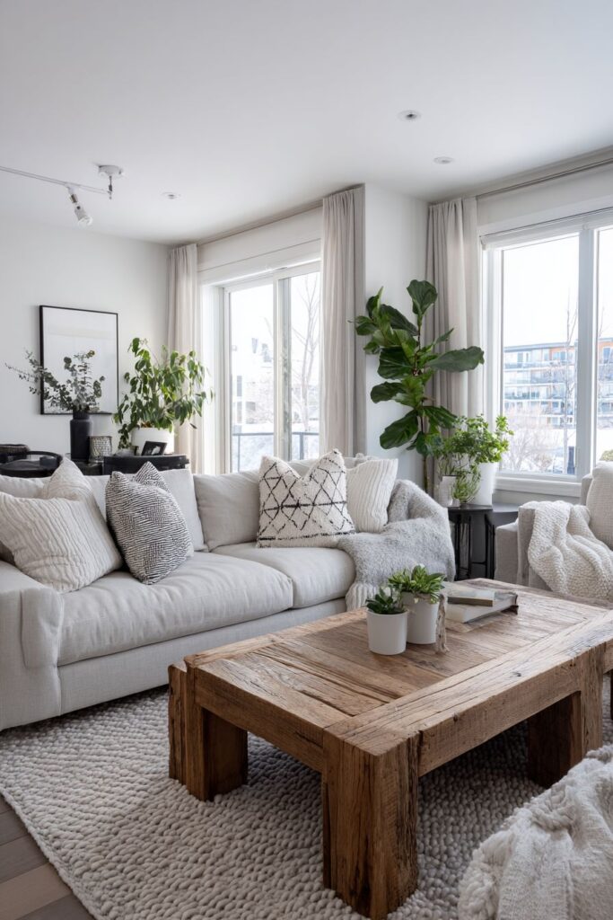 Sophisticated Open-Concept Living Area