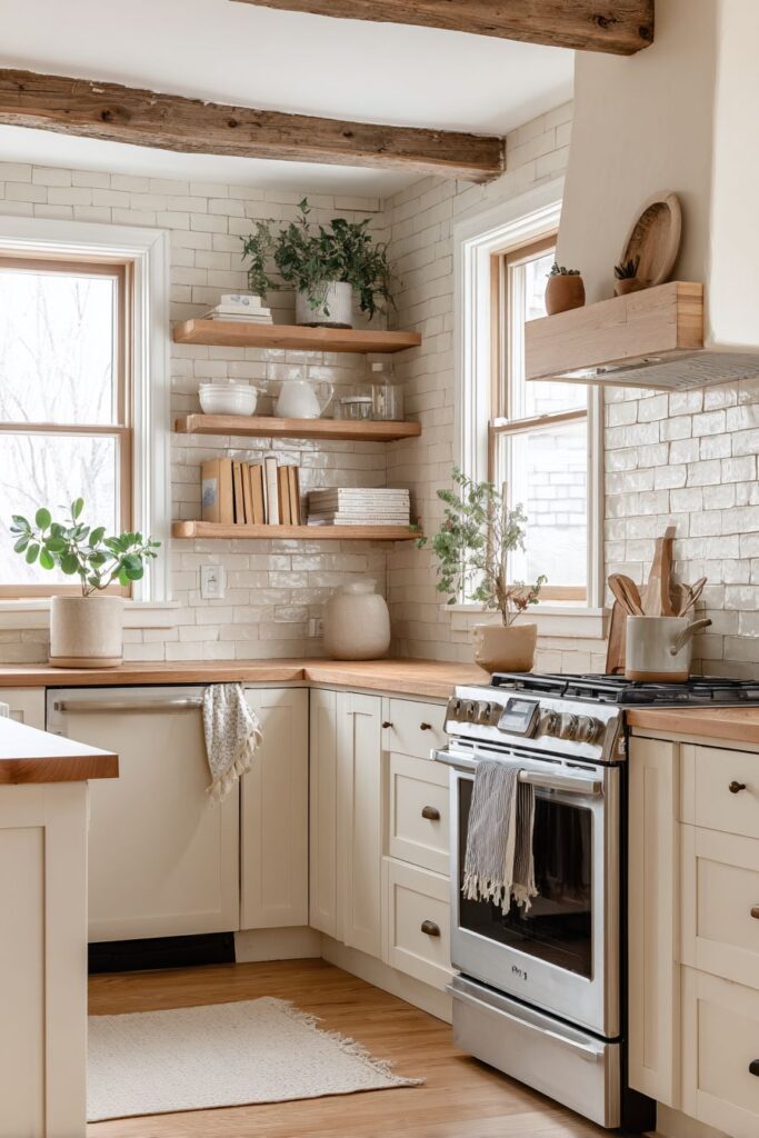 Handcrafted Cottage Kitchen Backsplash