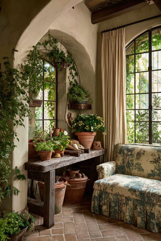 Garden-Integrated Living with Potting Station