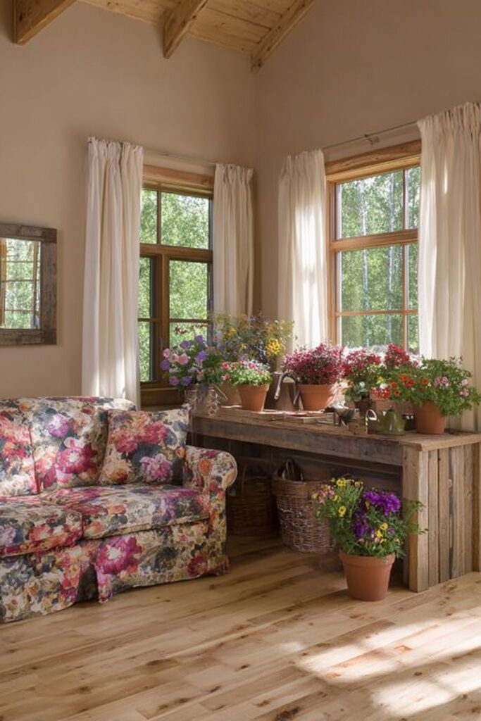 Garden-Integrated Living with Potting Station