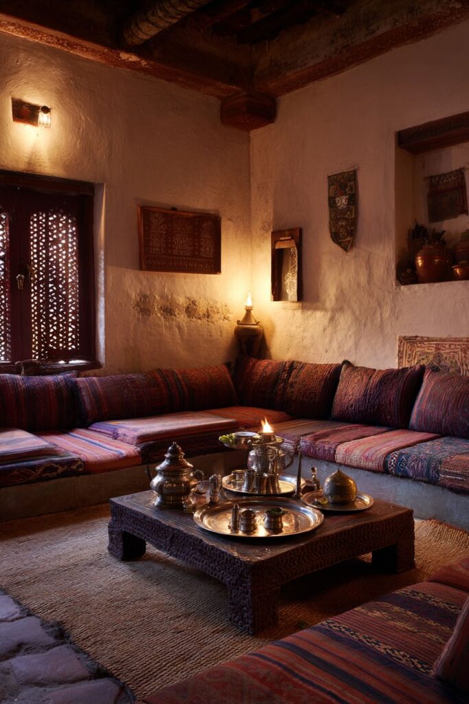 Traditional Dining Integration with Floor Seating