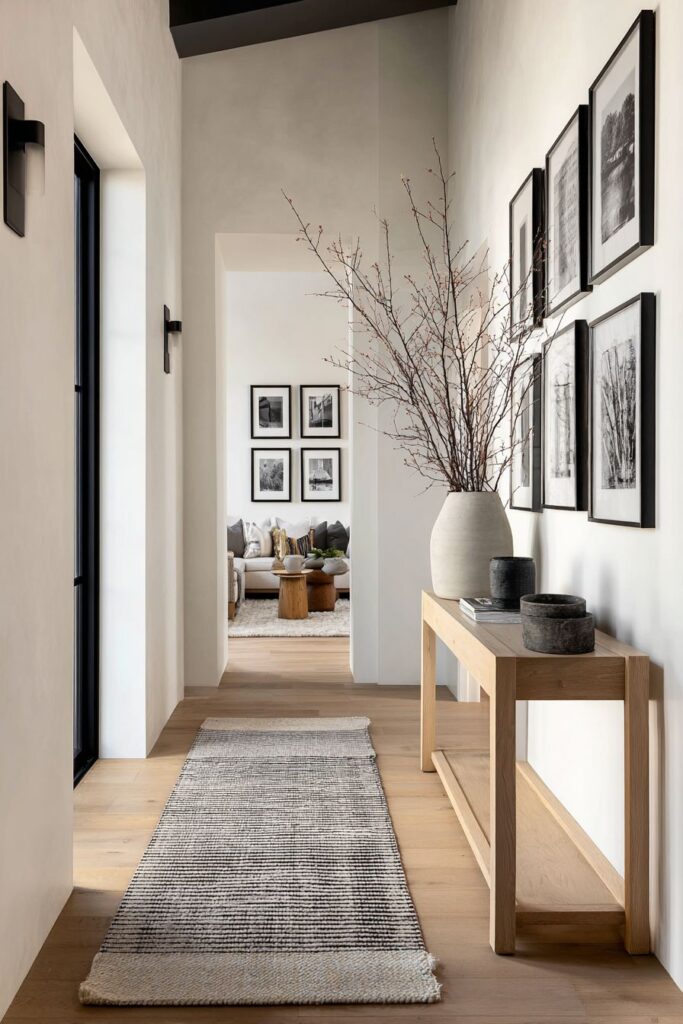 Minimalist Hallway Gallery
