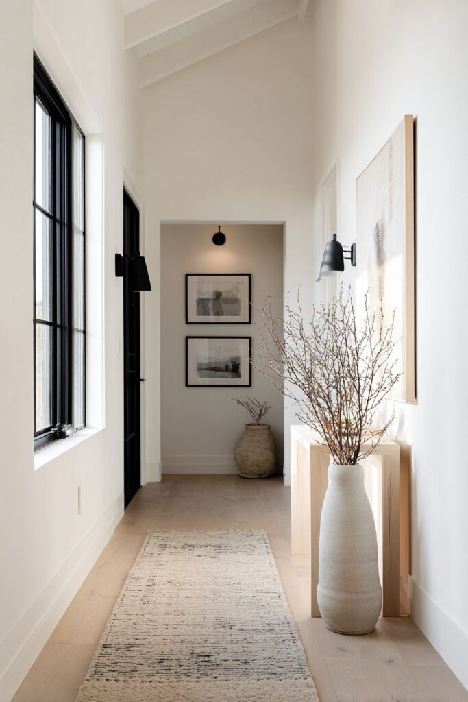 Minimalist Hallway Gallery