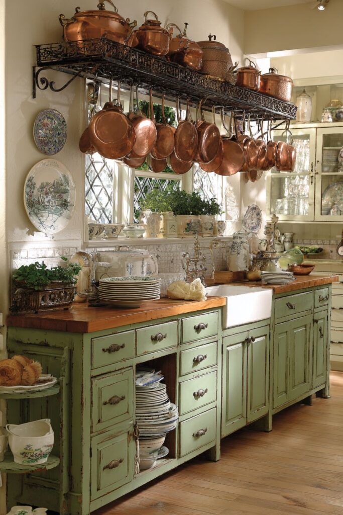 Traditional English Country Kitchen Aesthetic