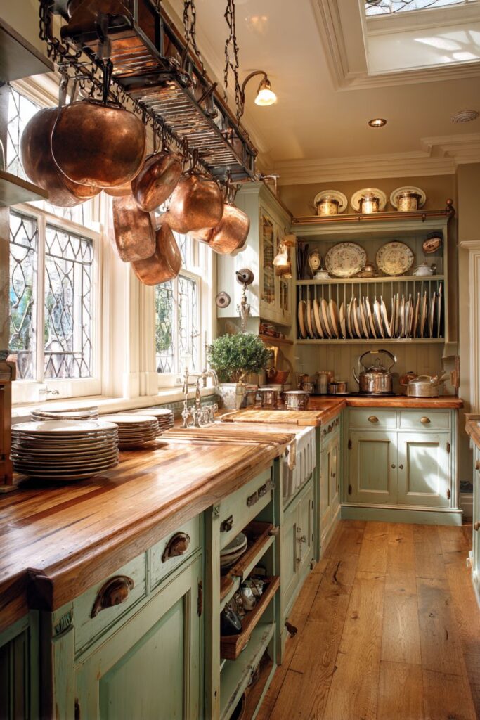 Traditional English Country Kitchen Aesthetic