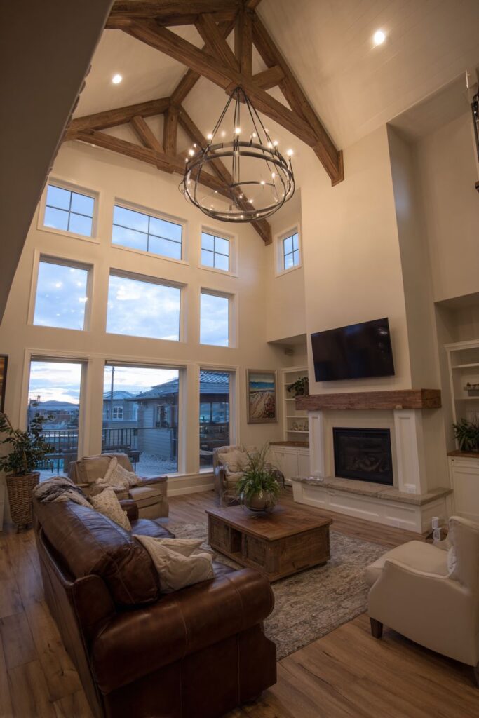 Transitional LED Chandelier with Smart Controls