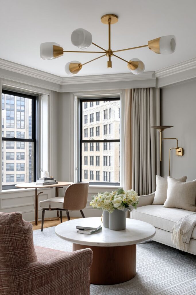 Transitional LED Chandelier with Smart Controls