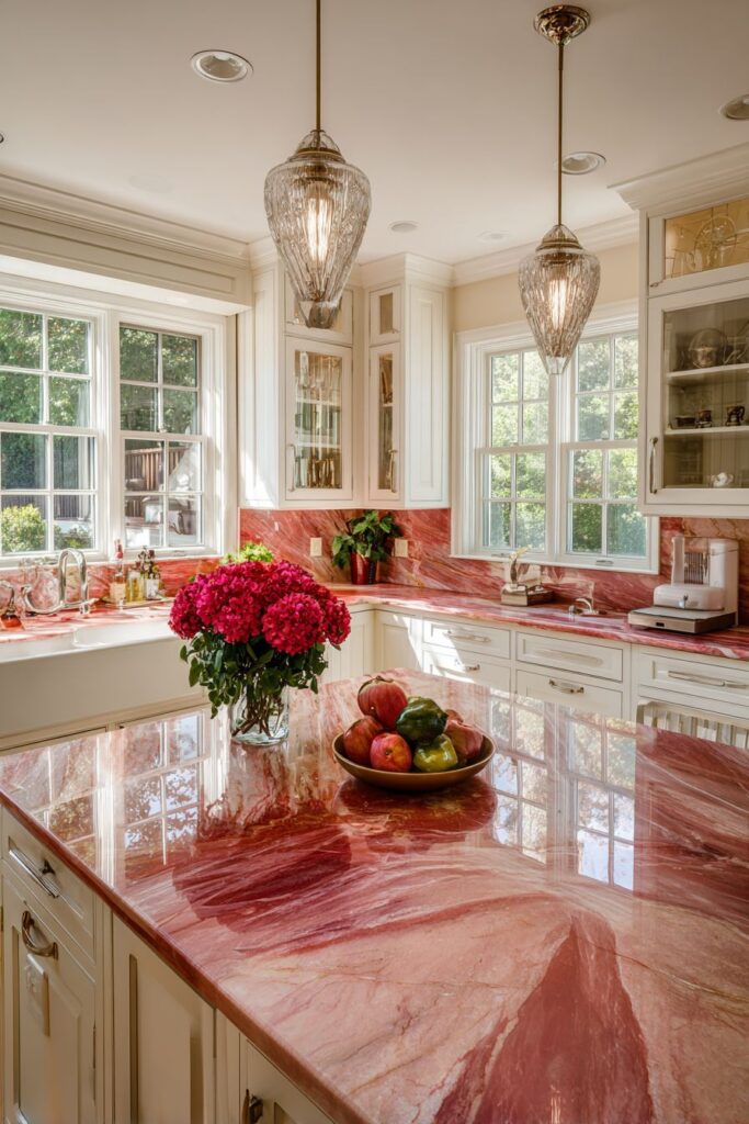 Red Quartzite Natural Beauty