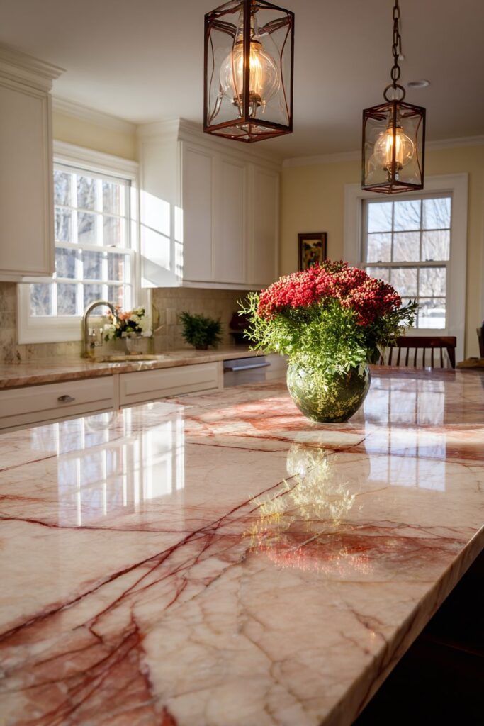 Red Quartzite Natural Beauty