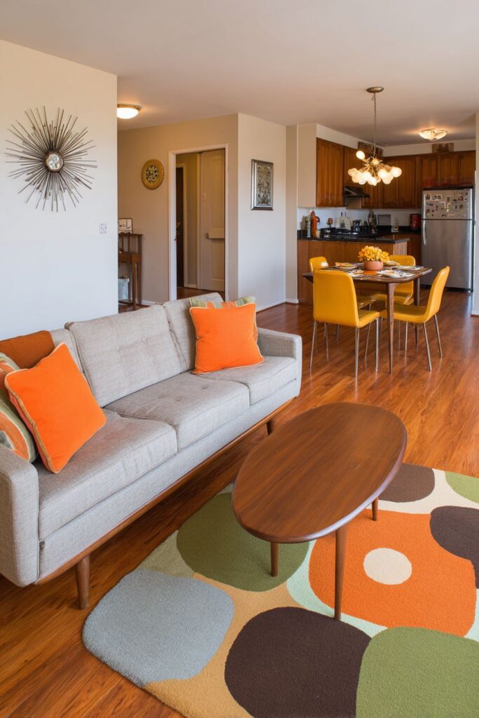 Mid-Century Modern with Retro Warmth