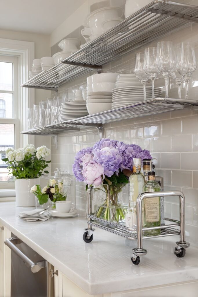 Open Shelving Kitchen Creating Visual Airiness