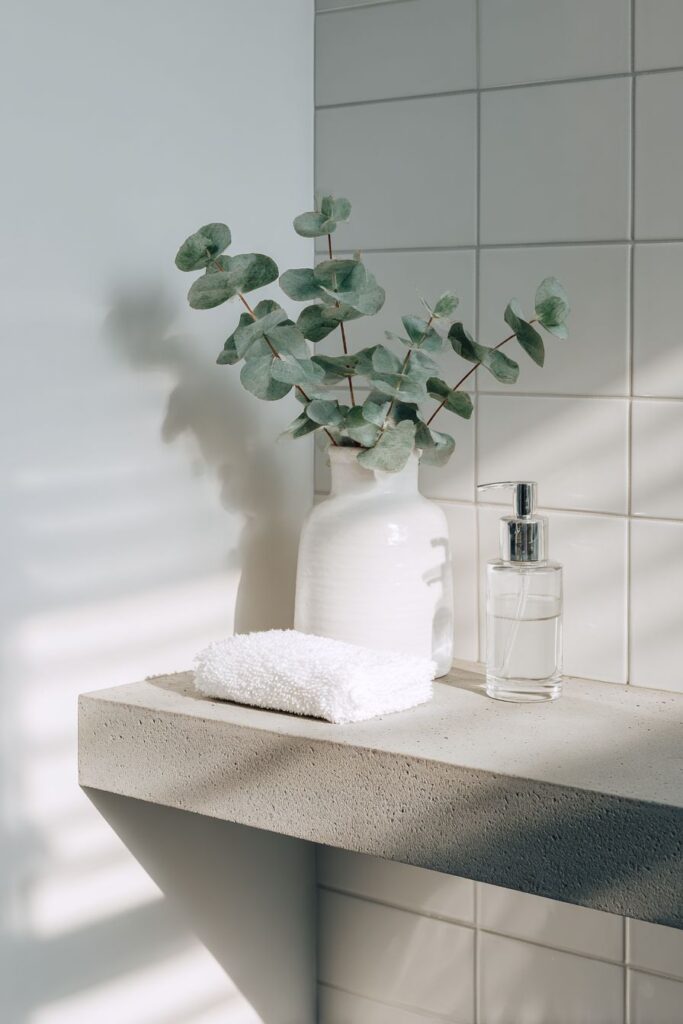 Zen Powder Room Simplicity