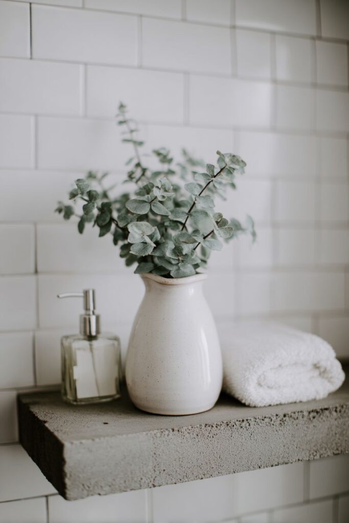 Zen Powder Room Simplicity