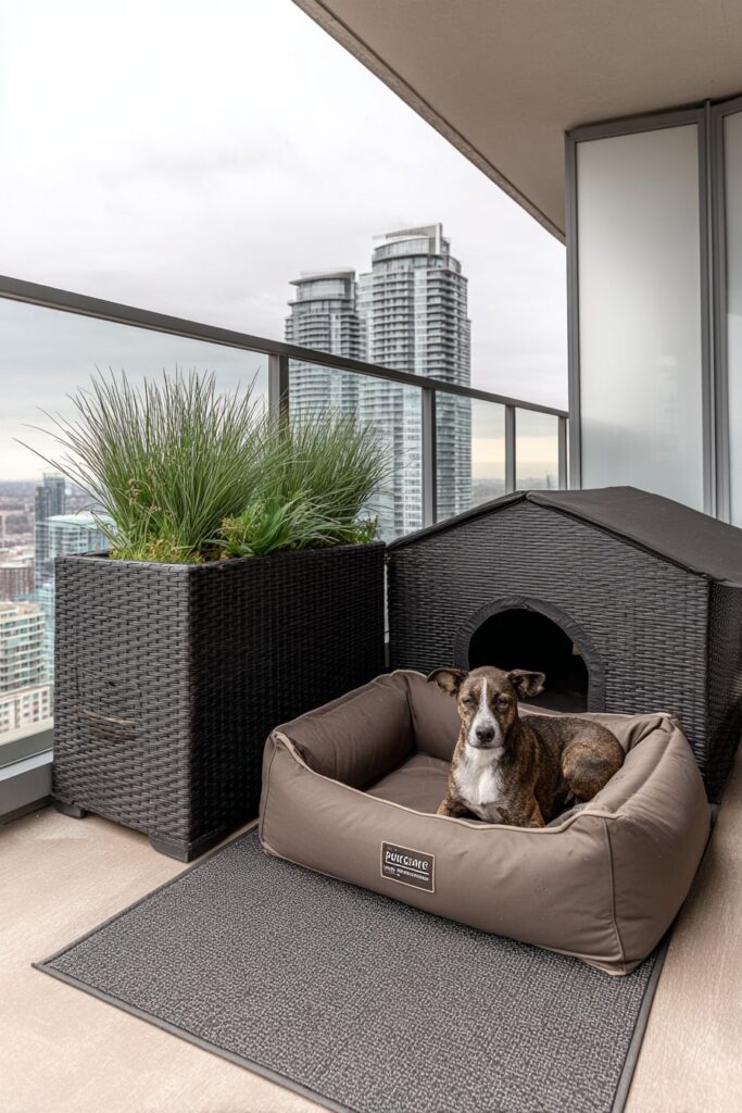 Pet-Friendly Winter Space with Safety Features