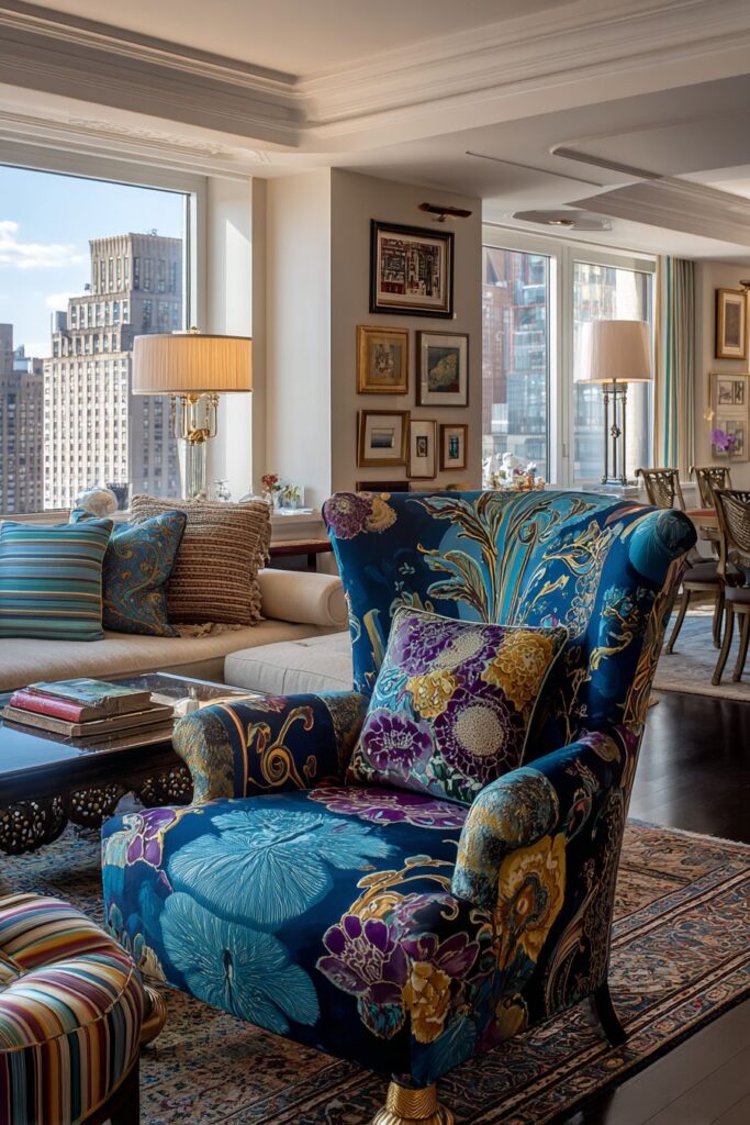 Maximalist Expression: Bold Floral Drama