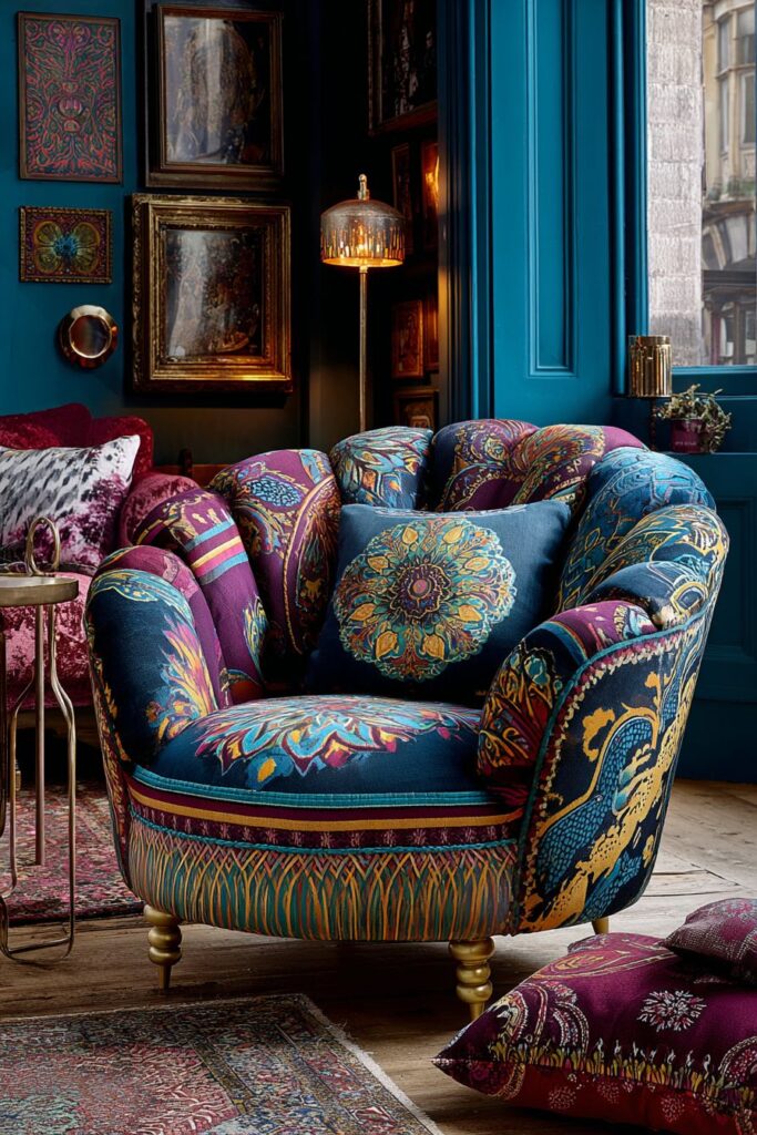 Maximalist Expression: Bold Floral Drama