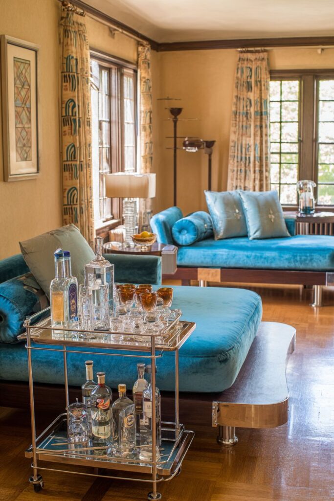 Herringbone Drama with Transportation-Age Glamour