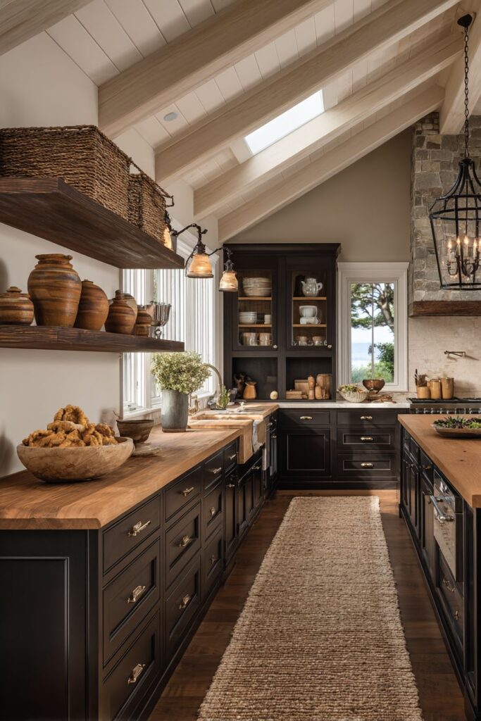 Mixed Cabinet Finishes for Visual Depth