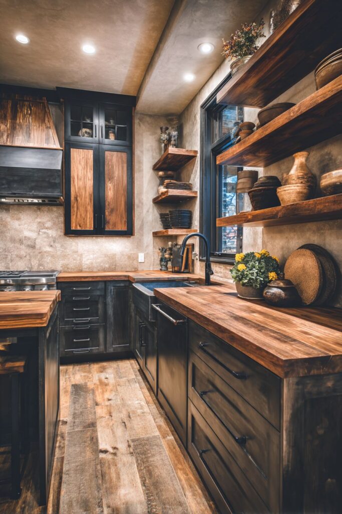 Mixed Cabinet Finishes for Visual Depth