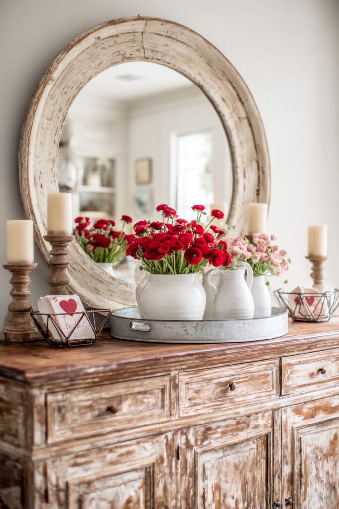 Wire Basket Flower Tower