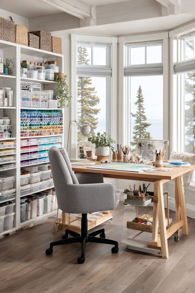 Organized Craft Room Inspiration