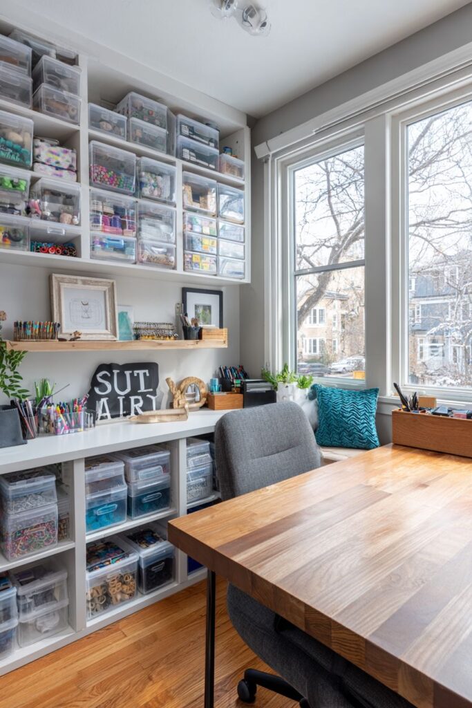 Organized Craft Room Inspiration