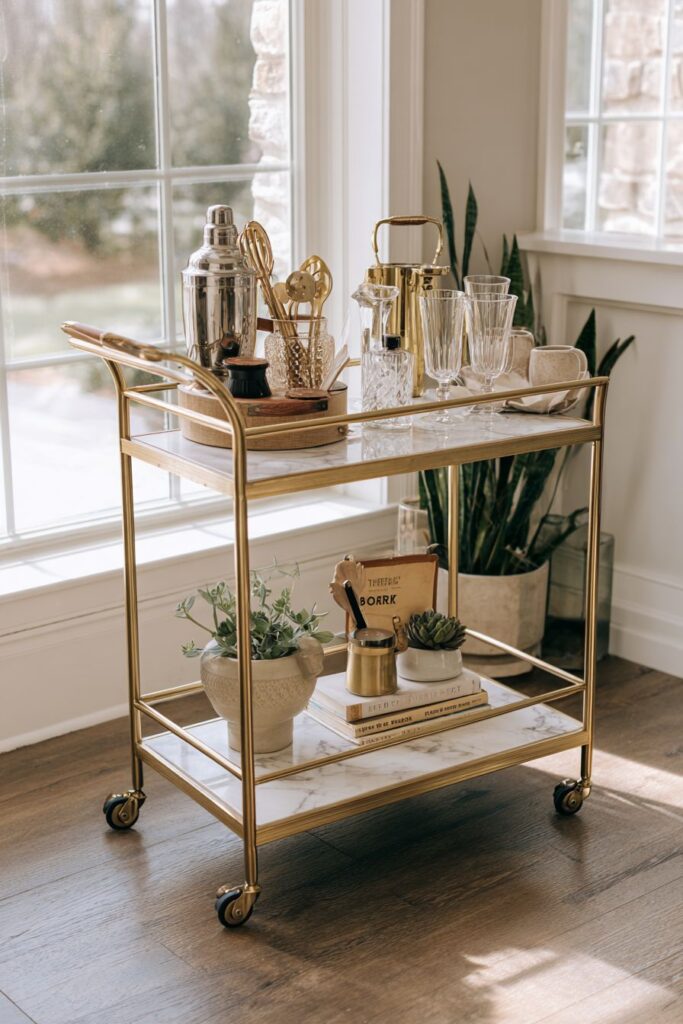 Kitchen Bar Cart Entertaining Essential Collection