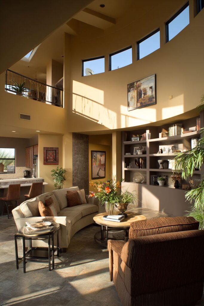 Curved Lines and Vertical Storage