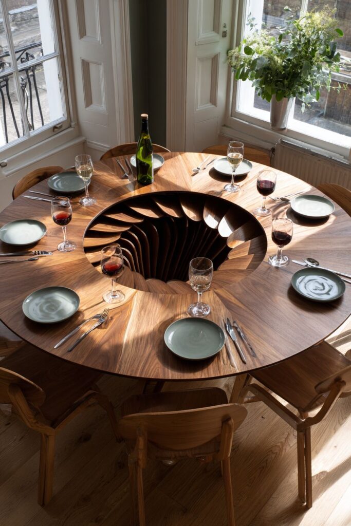 Circular Expandable with Petal-Leaf Mechanism