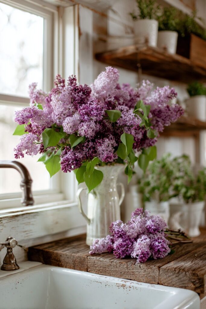 Vintage Farmhouse Sink Focal Point