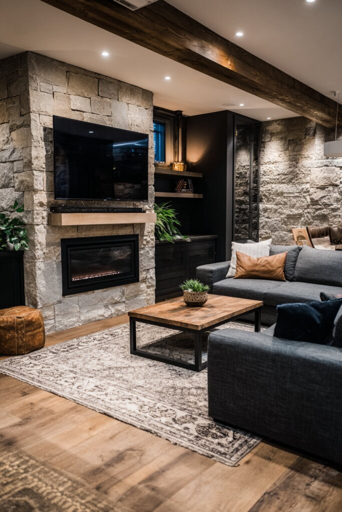 Basement Entertainment Transformation