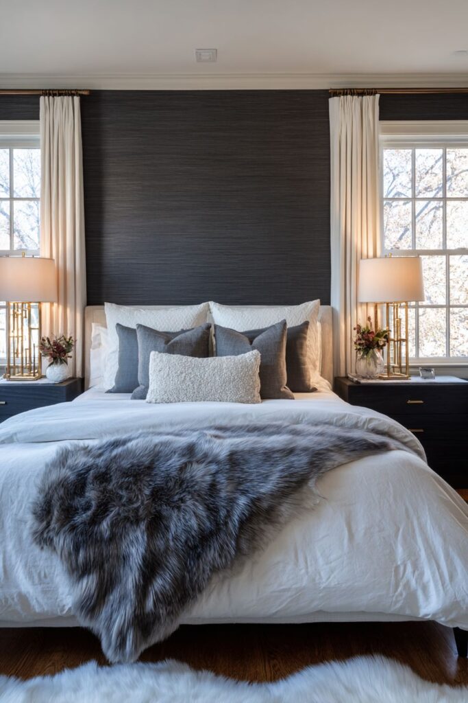 Grasscloth Drama and Luxury